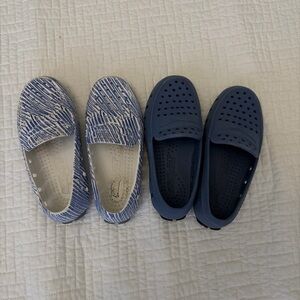 Toddler 11 Floafers shoes (two pairs)